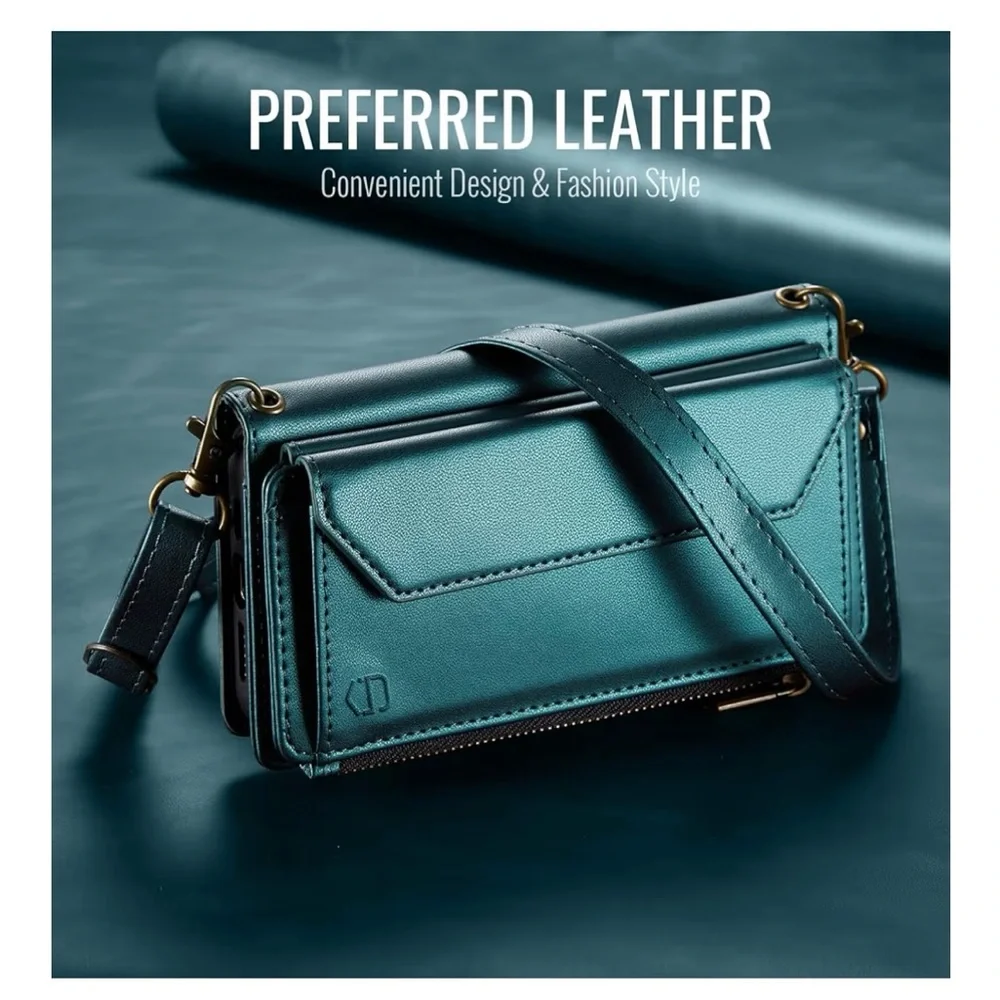 Crossbody for Samsung Galaxy S22 Ultra, Case Wallet Card Holder, Strapurs, NEW - Picture 6 of 12